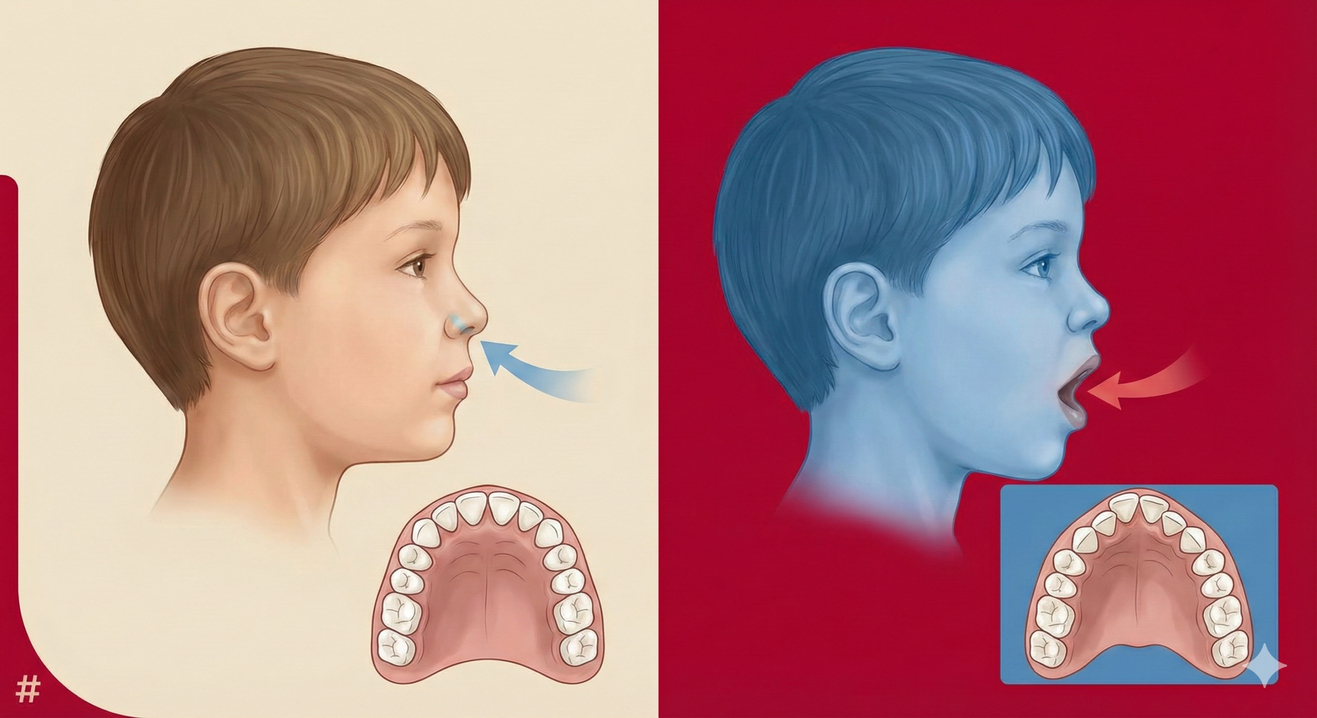 Respiración nasal y desarrollo dentario: una relación clave para la salud orofacial